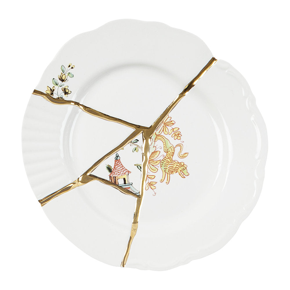 Kintsugi Dessert Plate 2, Seletti – myluxurydecor