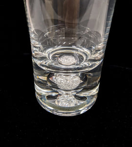 Shot Glass with Silver Leaf, Set of 6