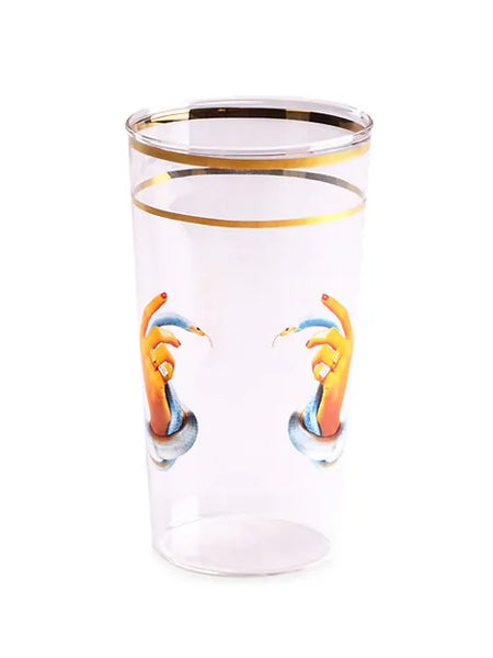 Drinking Glass Hands & Snakes Toilet Paper Collection Seletti