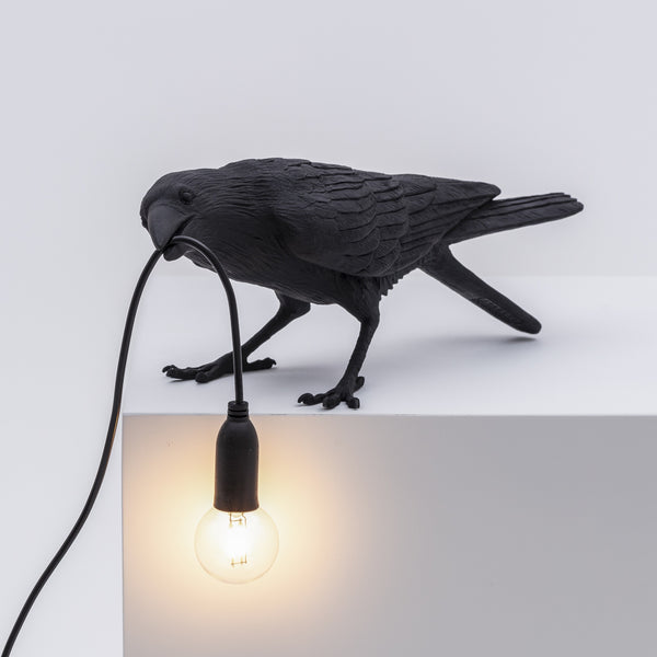 Bird Lamp Playing Seletti, Black