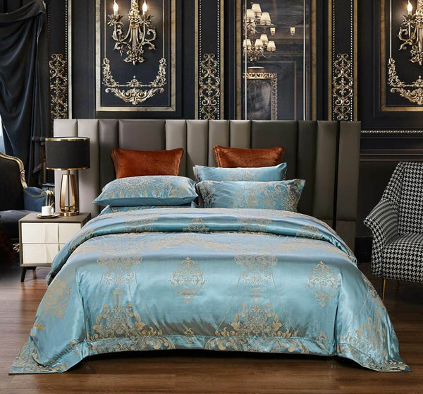 Lille Jacquard Luxury Duvet Cover Bedding Set