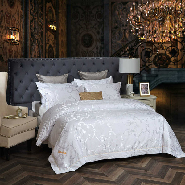La Rochelle Jacquard Luxury Duvet Cover Bedding Set