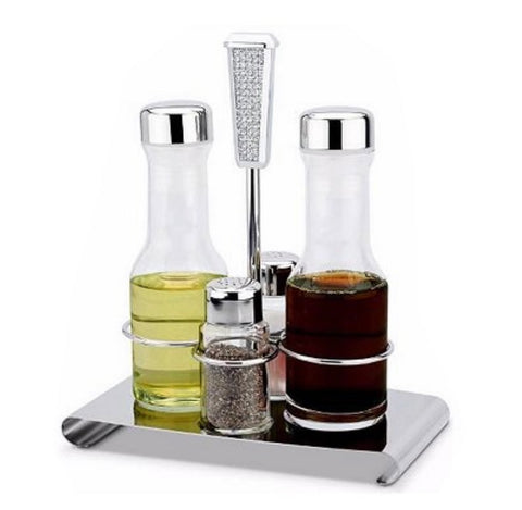 Glitter Galore Salt, Pepper, Olive Oil and Vinegar Set