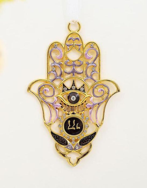 Hamsa Evil Eye Design Blessing Ornament