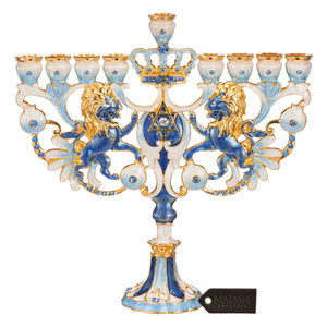 Menorah Regal Lion Design