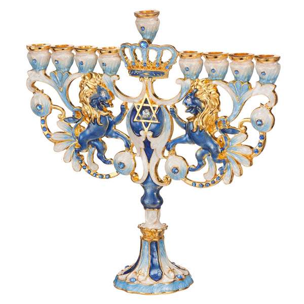 Menorah Regal Lion Design