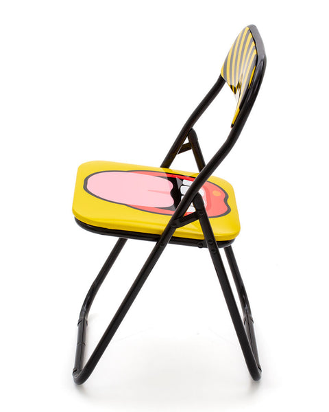 Metal Folding Chair Seletti, Tongue