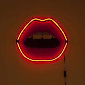 Seletti Neon Mouth Lamp