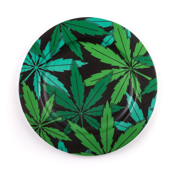 Porcelain Plate, Weed