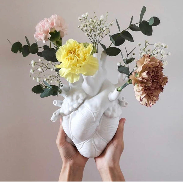 Love in Bloom White Vase Seletti