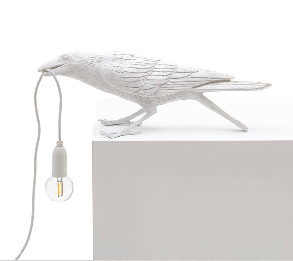 Bird Lamp Playing Seletti, White