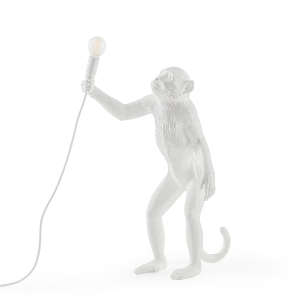 Monkey Lamp Standing Seletti, White